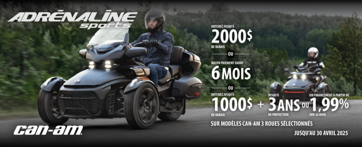 Promo Can-Am sur route